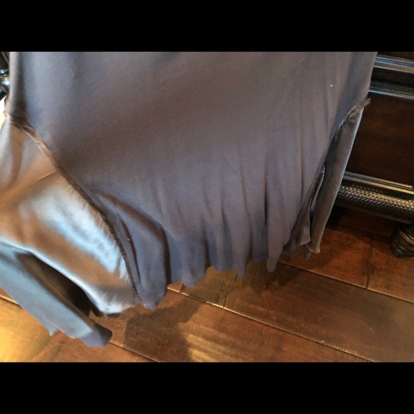 Silk and knit halter midi taupe dress M 8 - Picture 4 of 6